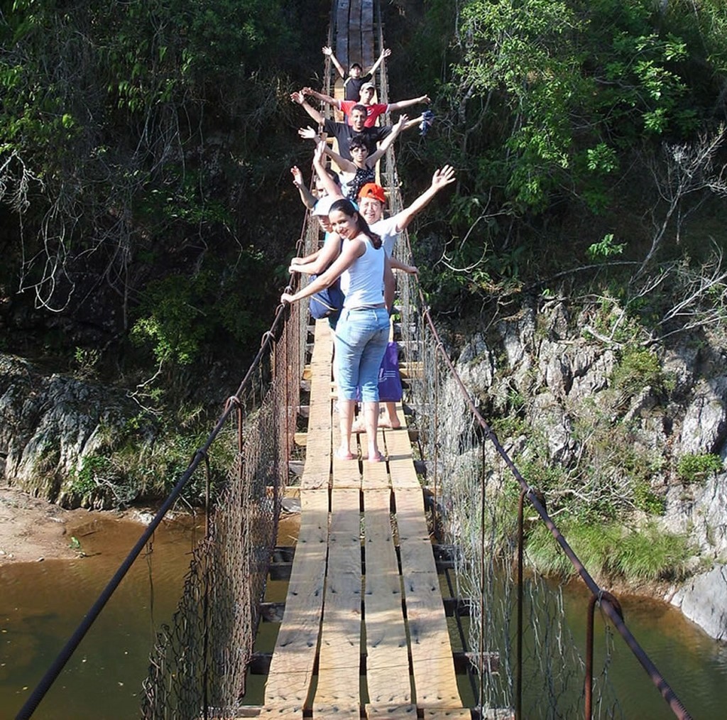 Ponte Pênsil na Limeira