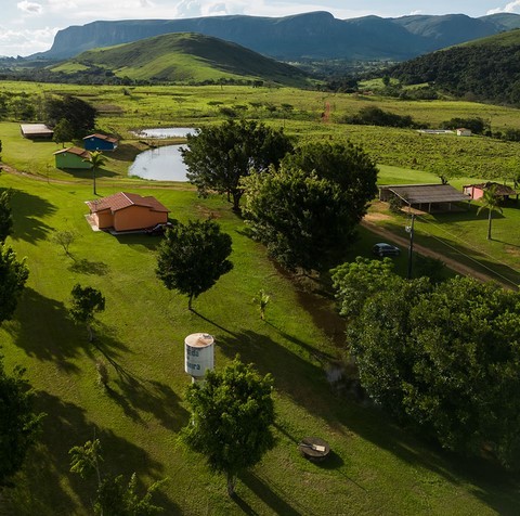 Vista Aéria da Parte Baixa da Limeira